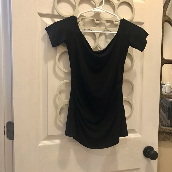 White House Black Market Off The Shoulder Tee - Picture 2 of 8